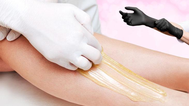 Ağda, jilet zaman kaybı! Lateks eldivenle tüylere son, resmen inceltiyormuş