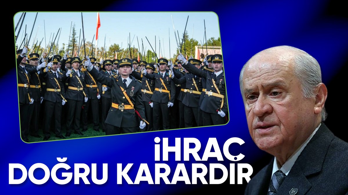 Bahçeli: Teğmenlerin ihracı doğru ve isabetli bir karardır