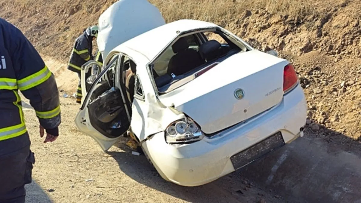 Diyarbakır’da otomobil takla attı: 6 yaralı!