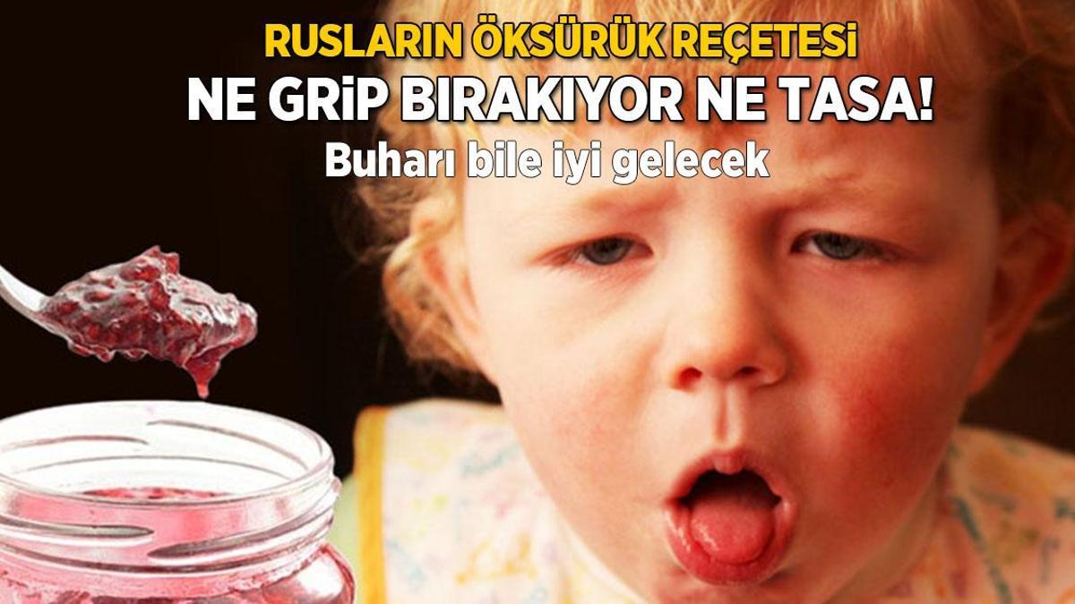 Kuru öksürüğü şıp diye kesen Rus reçetesi! Reçeli de buharı da ayrı güce sahip